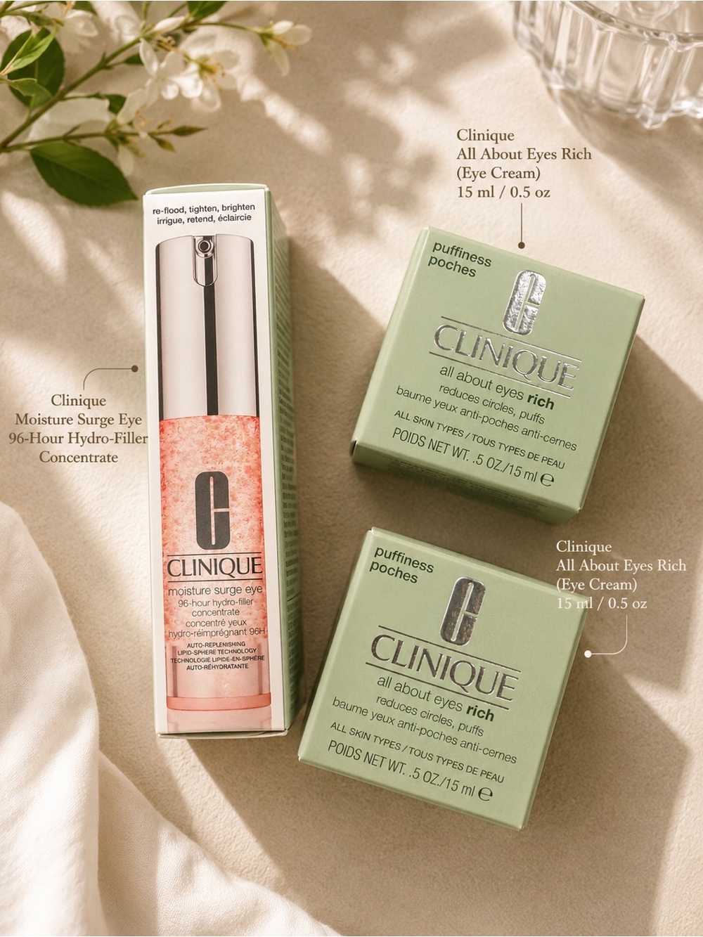 Clinique eye-care essentials